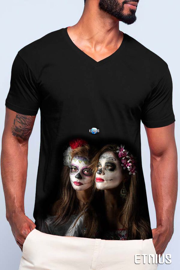 Etnius Camiseta Catrina Hombre Cielo 02